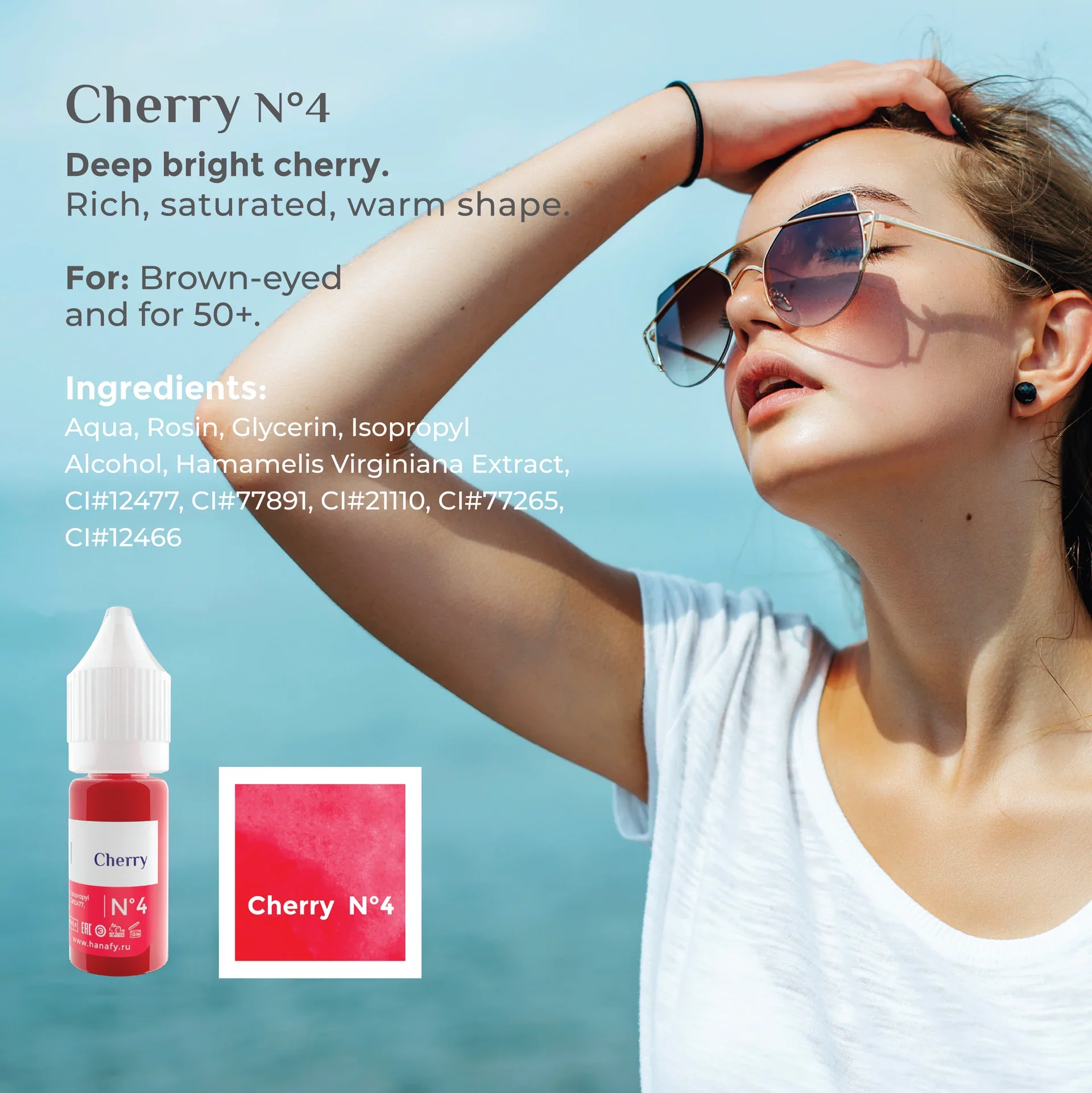Hanafy Lip Pigment - Cherry N4 - Image 5