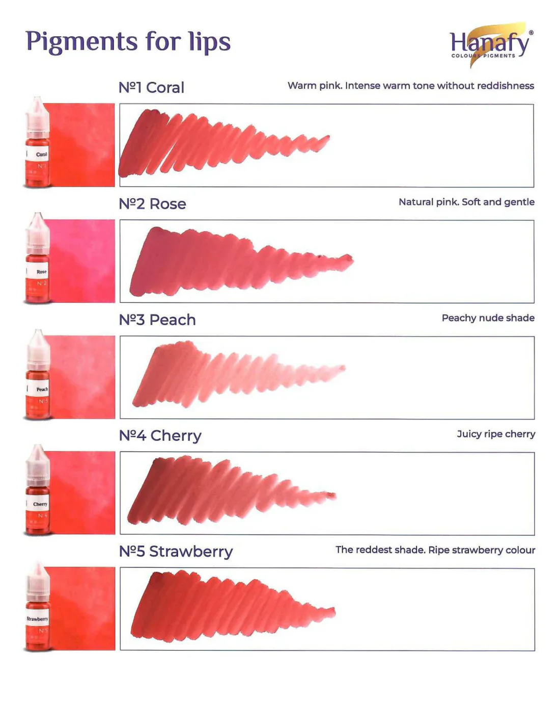 Hanafy Lip Pigment Mini Set (5ml) - Image 2