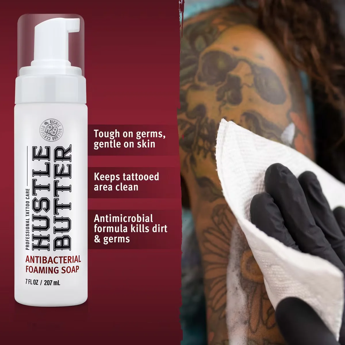 HUSTLE BUTTER BUBBLES ANTIBACTERIAL FOAMING SOAP - Image 3