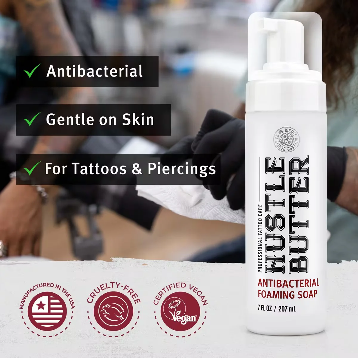 HUSTLE BUTTER BUBBLES ANTIBACTERIAL FOAMING SOAP - Image 4
