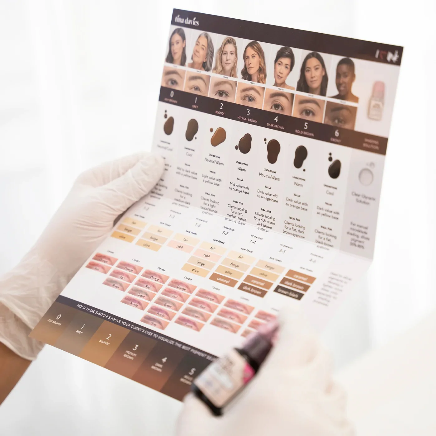 I ❤️ INK Brow Color Chart - Image 2