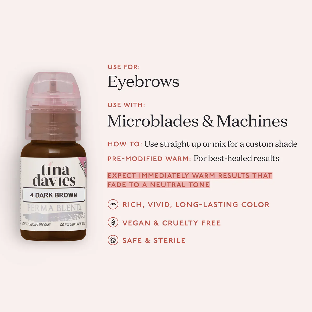 I ❤️ INK BROW PIGMENT - DARK BROWN - Image 4