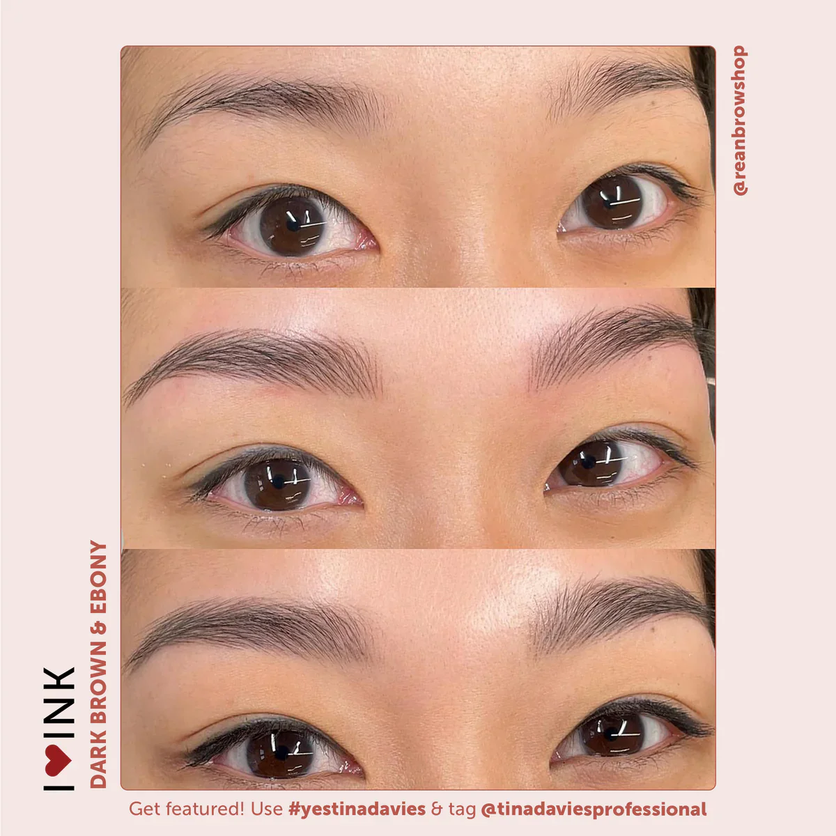 I ❤️ INK BROW PIGMENT - DARK BROWN - Image 8