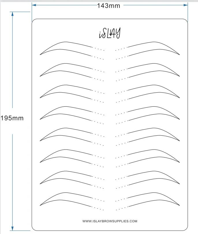 iSLAY Double Sided Brow Rubber Latex Pad - Image 3