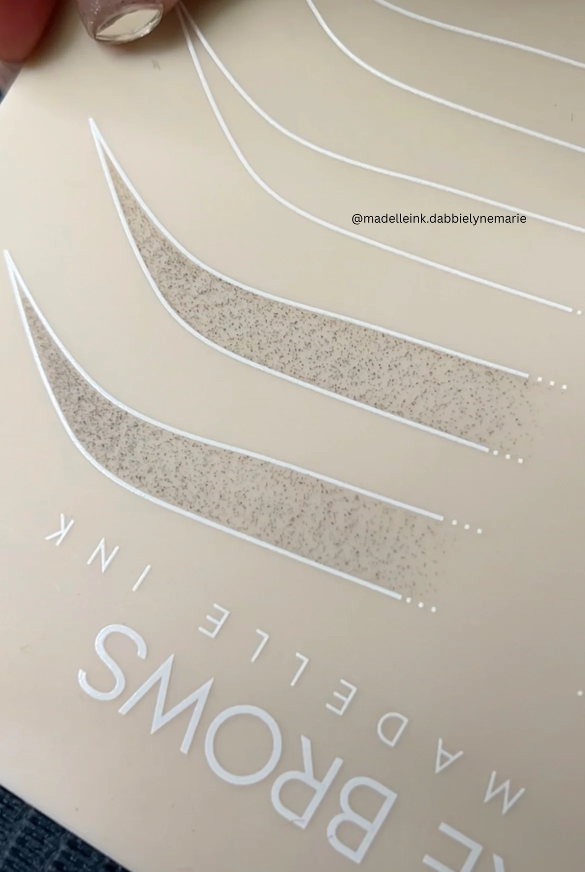 Ombre Brow Practice Pads - iSLAY x Madelle Ink (3 pcs) - Image 3