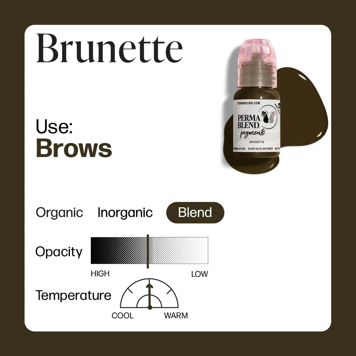 PERMA BLEND BROW PIGMENT - BRUNETTE - Image 3