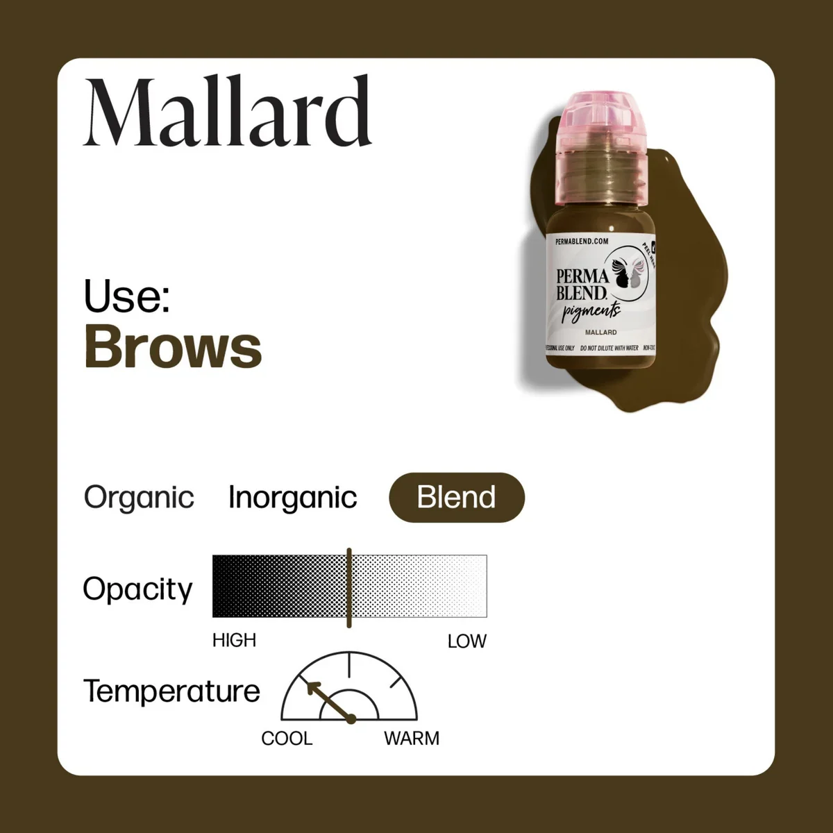 PERMA BLEND BROW PIGMENT - MALLARD - Image 3