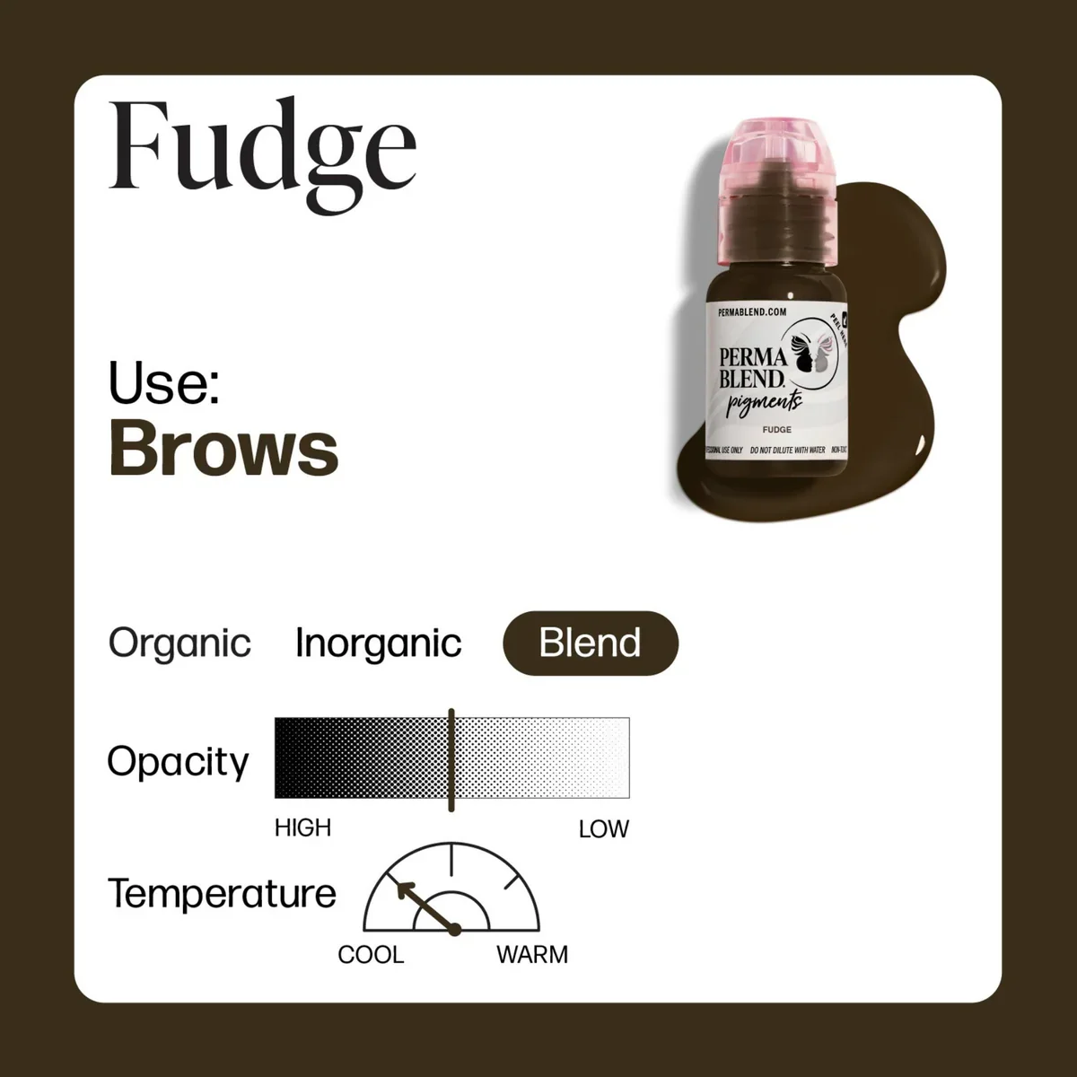 PERMA BLEND BROW PIGMENT - FUDGE - Image 4