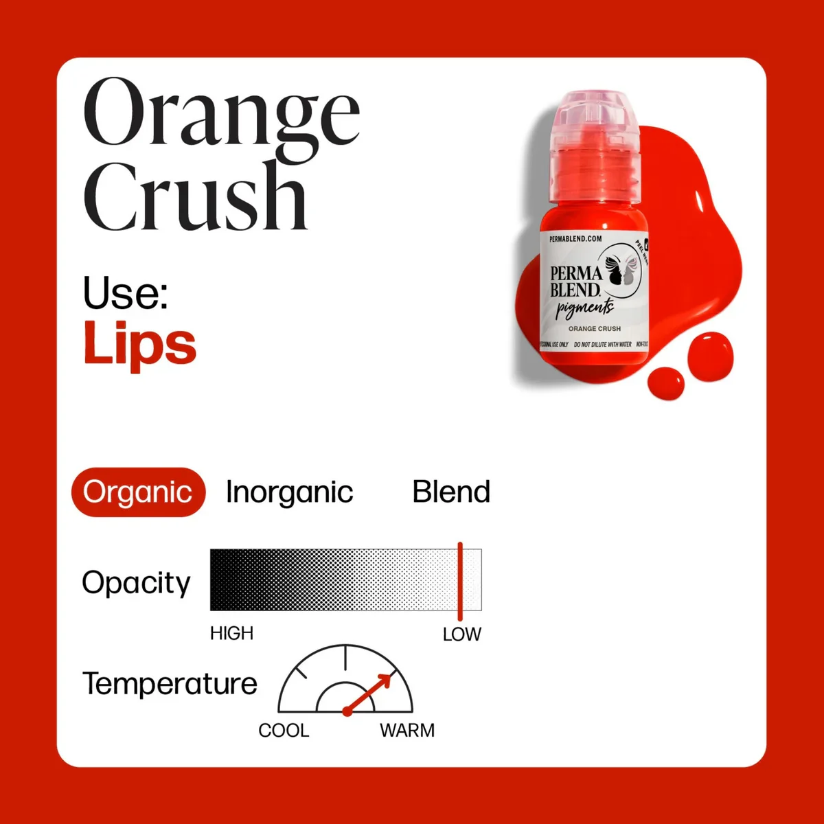 PERMA BLEND LIP SHADES - ORANGE CRUSH - Image 3